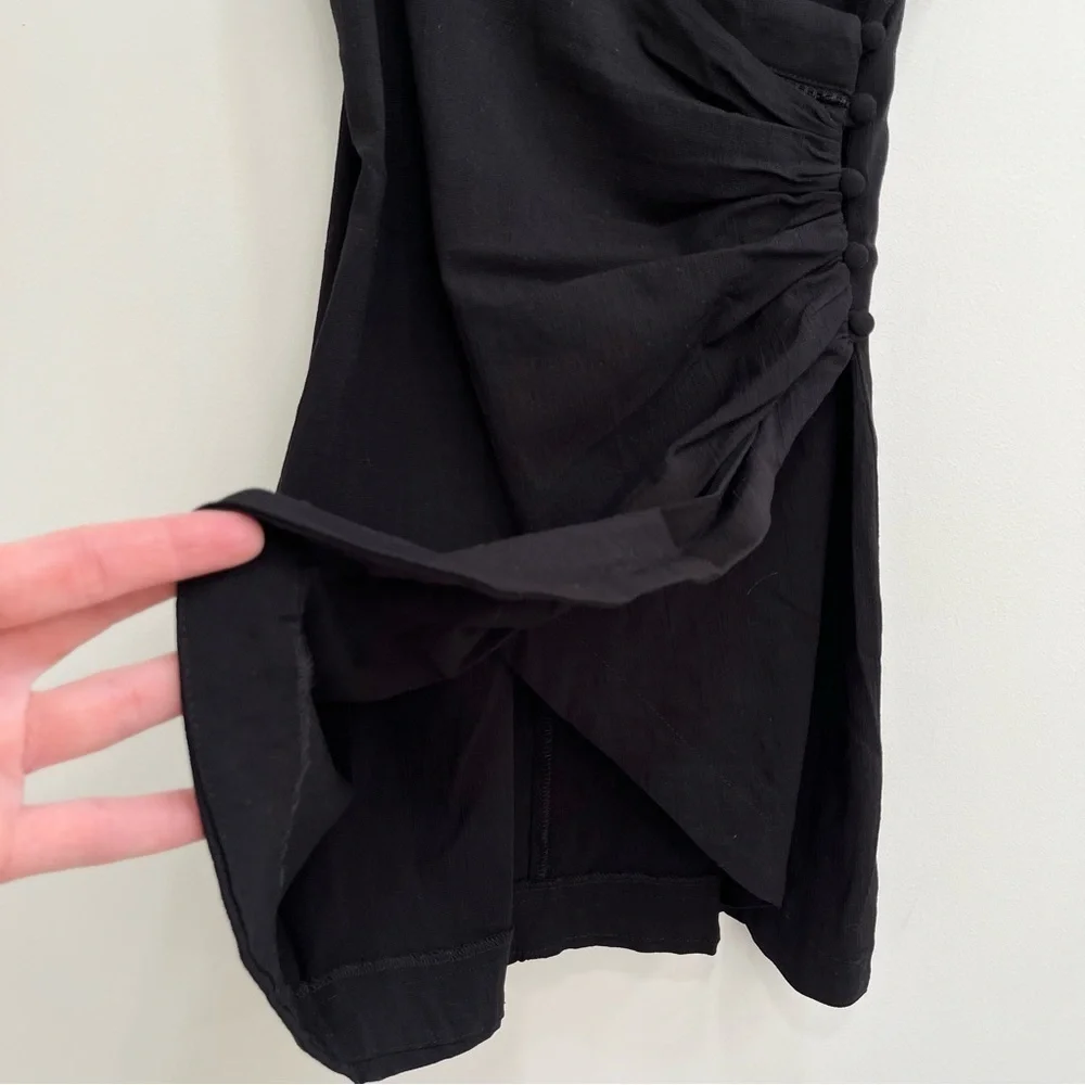 Intimately Free People Dylan Bodycon Mini Dress Black LBD Cocktail Party Small